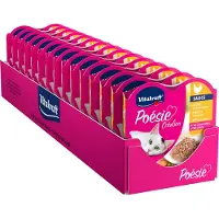 Vitakraft Poésie Création met kip en groenten in saus natvoer kat (15 x 85 g) 3 verpakkingen