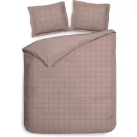 Heckett & Lane Dekbedovertrek Diamante Rose-Tan Satijn-140 x 200 / 220 cm | 1-Persoons