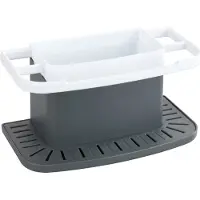 Wenko Spoelbakorganizer Cosmo 21 X 11 Cm Pp Grijs/wit 3-delig