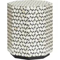 Tower Living Brendola endtable 45x45x55 (Wit, 45x55x45cm)