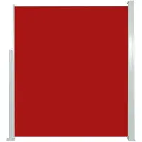 vidaXL Wind-/zonnescherm uittrekbaar 160x300 cm rood