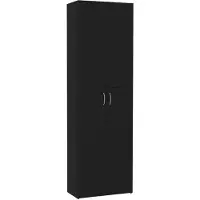 vidaXL Kantoorkast 60x32x190 cm bewerkt hout zwart