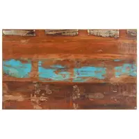 vidaXL Tafelblad rechthoekig 15-16 mm 60x100cm massief gerecycled hout