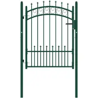 VD Home Furnishing Hekpoort EMMEN met stalen pinnen 104x109,5 cm groen