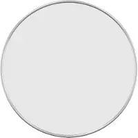 vidaXL Wandspiegel rond Ø40 cm zilverkleurig