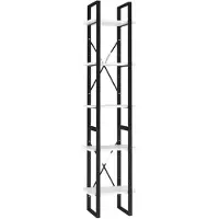 vidaXL Boekenkast met 5 schappen 40x30x175 cm bewerkt hout wit