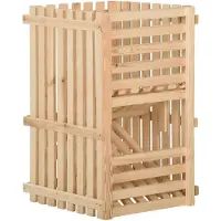 vidaXL Aardappelkist 50x50x80 cm massief grenenhout