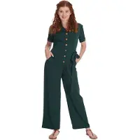 Banned - Pleased As Punch Jumpsuit - XL - Groen