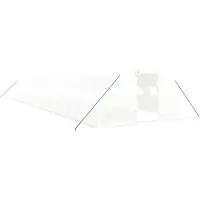 vidaXL Tuinkas met stalen frame 72 m² 18x4x2 m wit