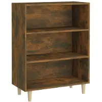 vidaXL Dressoir 69,5x32,5x90 cm bewerkt hout gerookt eikenkleurig