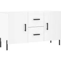 vidaXL Dressoir 100x36x60 cm bewerkt hout wit