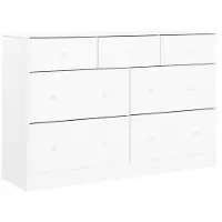 vidaXL Ladekast ALTA 112x35x73 cm massief grenenhout wit