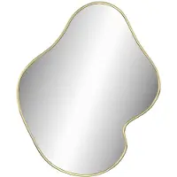 vidaXL Wandspiegel 60x50 cm goudkleurig