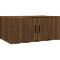 vidaXL Salontafel 80x50x36 cm bewerkt hout bruin eikenkleur