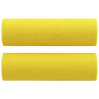 vidaXL Sierkussens 2 st 15x50 cm stof lichtgeel