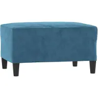 vidaXL Voetenbank 70x55x41 cm fluweel blauw