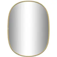 vidaXL Wandspiegel 40x30 cm goudkleurig