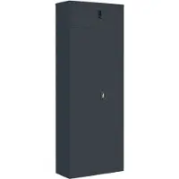 vidaXL Archiefkast 90x40x240 cm staal antracietkleurig