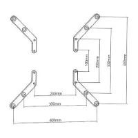 Wolff Mount VESA 400 Adapter | Verloop Strips voor 300x300 & 400x400
