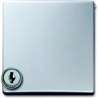 ABB Busch-Jaeger Adapterplaat met slot voor SI IP44 Alu - 2CKA001710A3789