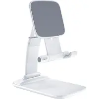 Essager Verstelbare en Inklapbare Bureauhouder voor Telefoon en Tablet - Wit