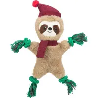 Trixie xmas luiaard pluche/flostouw