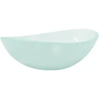 vidaXL Wasbak 54,5x35x15,5 cm gehard glas mat