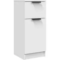 vidaXL Dressoir 30x30x70 cm bewerkt hout wit