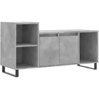 vidaXL Tv-meubel 100x35x55 cm bewerkt hout betongrijs