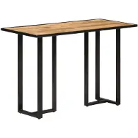 vidaXL Eettafel 110x55x75,5 cm massief mangohout