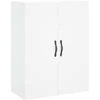 vidaXL Wandkast 69,5x34x90 cm bewerkt hout wit