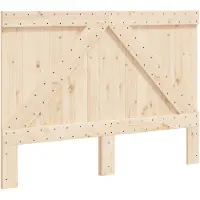 vidaXL Hoofdbord 140x104 cm massief grenenhout
