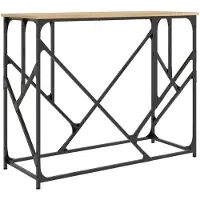 vidaXL Wandtafel 100x40x80 cm bewerkt hout sonoma eikenkleurig