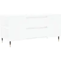 vidaXL Salontafel 102x44,5x50 cm bewerkt hout wit