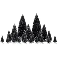 Lemax General Kerstdorpminiatuur Pine Trees (dennenbomen) 8,7 X 8,7 X 22,9 Cm 21 Stuks