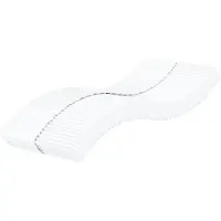 vidaXL - Schuimmatras - hardheid - H2 - H3 - 90x190 - cm - wit