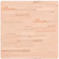 vidaXL Tafelblad vierkant 70x70x2,5 cm massief beukenhout