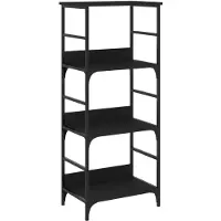 vidaXL Boekenrek 50x33x117,5 cm bewerkt hout zwart