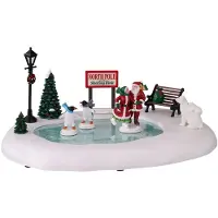 Lemax North pole skating rink b/o (4.5v) kerstfiguur