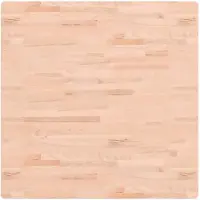 vidaXL Tafelblad vierkant 90x90x1,5 cm massief beukenhout