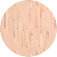 vidaXL Tafelblad rond Ø90x2,5 cm massief beukenhout