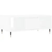 vidaXL Salontafel 90x50x36,5 cm bewerkt hout wit