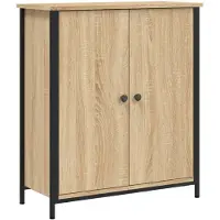 vidaXL Dressoir 70x30x80 cm bewerkt hout sonoma eikenkleurig