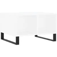 vidaXL Salontafel 60x50x36,5 cm bewerkt hout wit