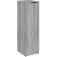 vidaXL Schoenenkast 30x35x100 cm bewerkt hout grijs sonoma eikenkleur