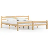 vidaXL Bedframe massief grenenhout 180x200 cm