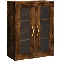 vidaXL Bovenkast 69,5x34x90 cm gerookt eikenkleurig
