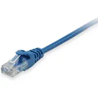 Equip 603037, Patchkabel Cat6A, U/UTP, 2xRJ45, 10.00 meter, blauw, LSZH, verpakt in een polybag