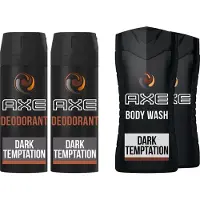 Axe Dark Temptation Set - 2 x Deodorant en 2 x Douchegel