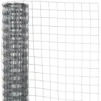 Nature - Verzinkt staal gaas - 0,5 x 2,5m - Grijs - 6,4 x 6,4mm mazen